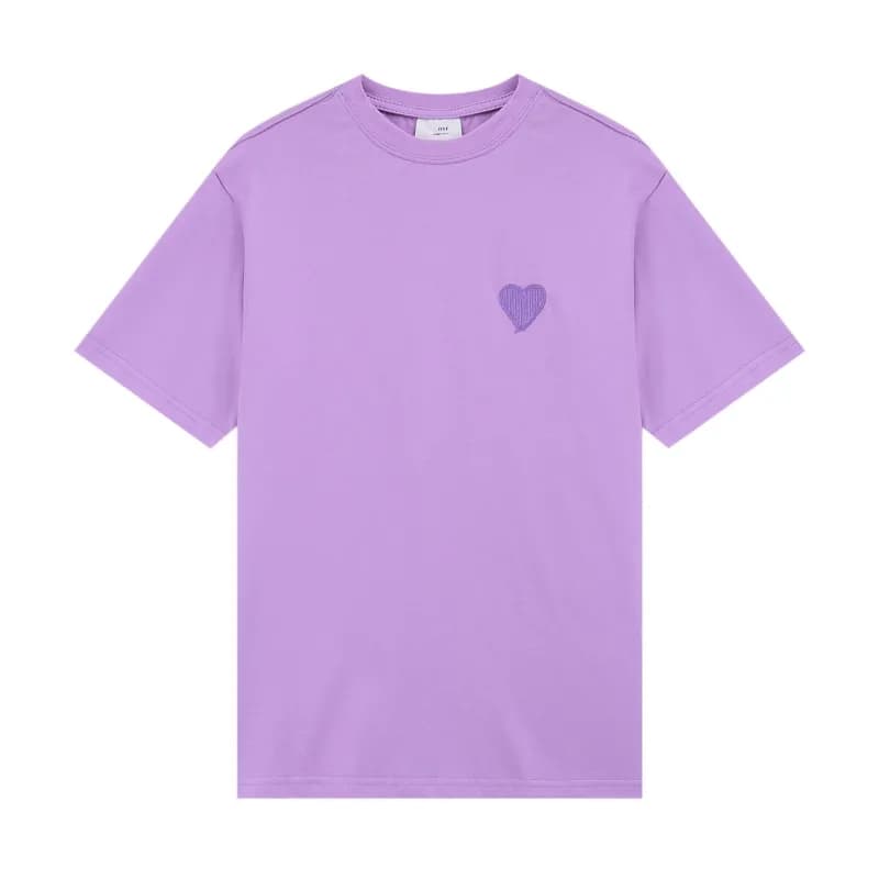 JW Anderson Polo Shirt Heart Logo — 紫色【121大爱心毛绣款】
