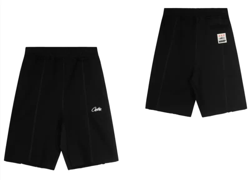 Converse Basketball Shorts Star Logo Panel — 668#Black
