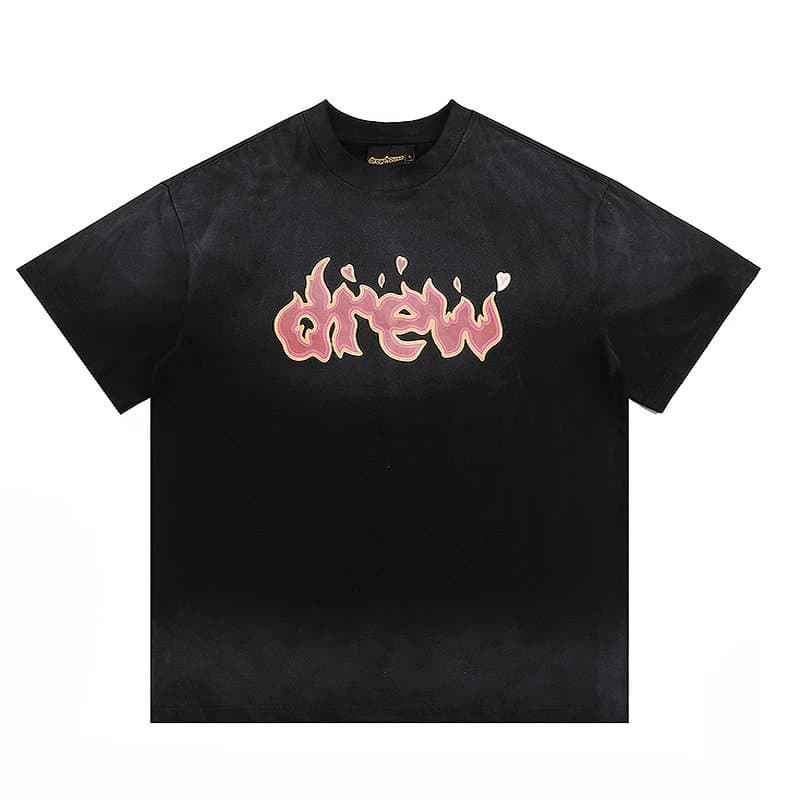 Fear of God Essentials Smiley Face Tee Yellow Smile — D001黑色