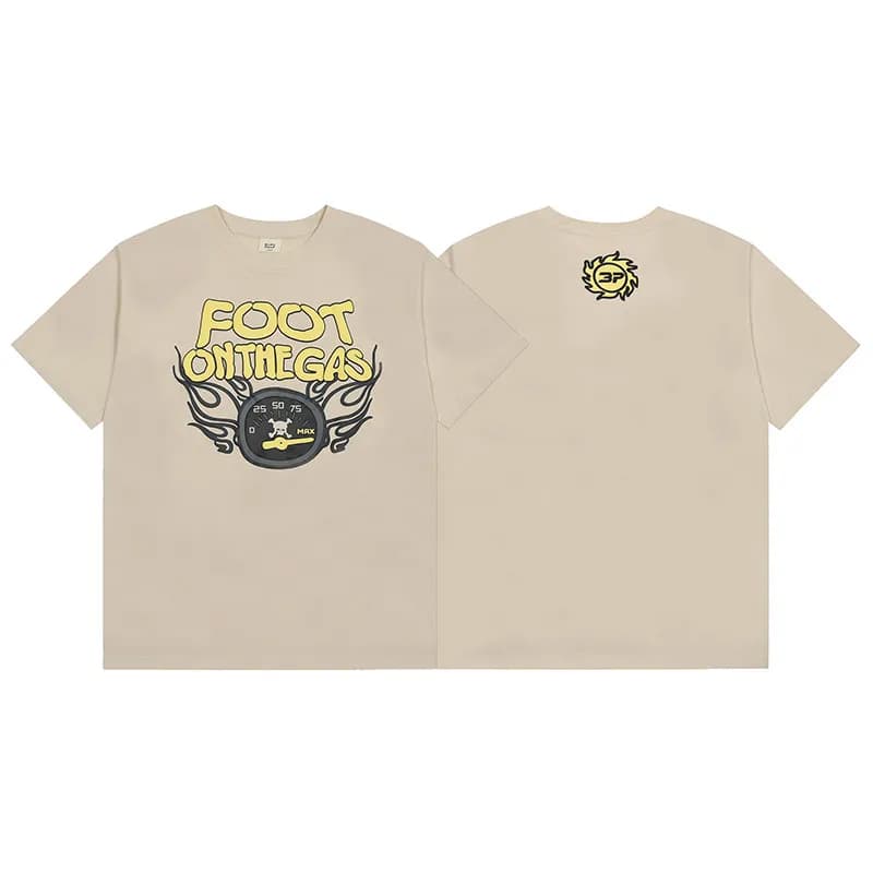Broken Planet Space Trails Tee Visit the Hills Graphic — 2425杏色