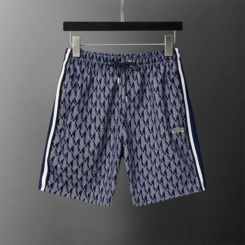 Balenciaga Printed Shorts Geometric Logo Pattern — 29099宝蓝色