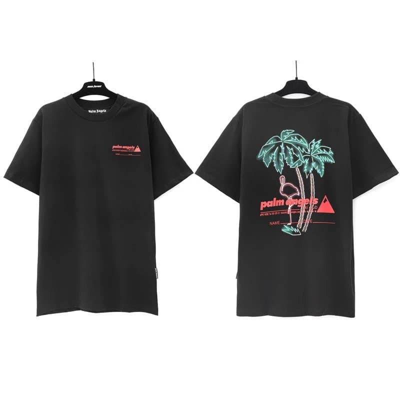 Palm Angels Palm Tree Tee Gradient Palm Print — 33