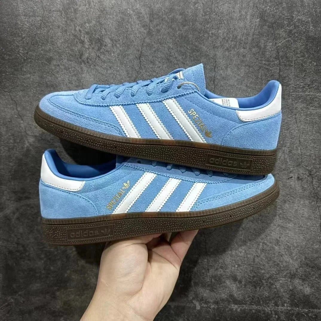 Adidas Samba Metallic Silver — TOP版本 · 阿迪 桑巴 白蓝 BD7632