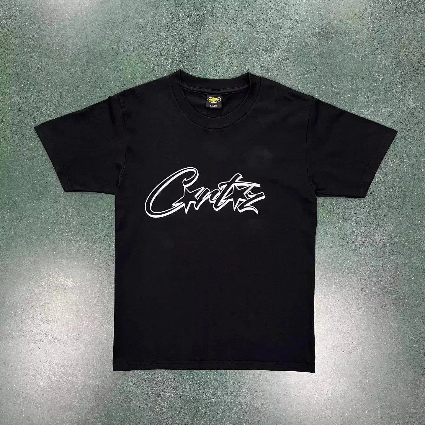 Sp5der Graphic Tee Star S Logo — 33黑色