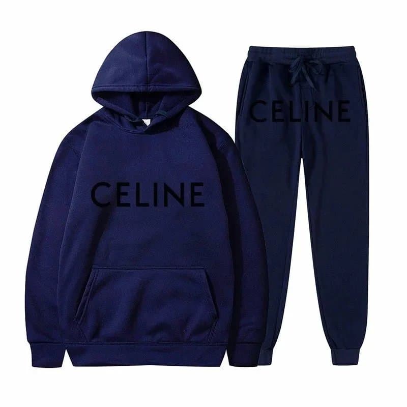 Celine Logo Joggers White Logo — 28