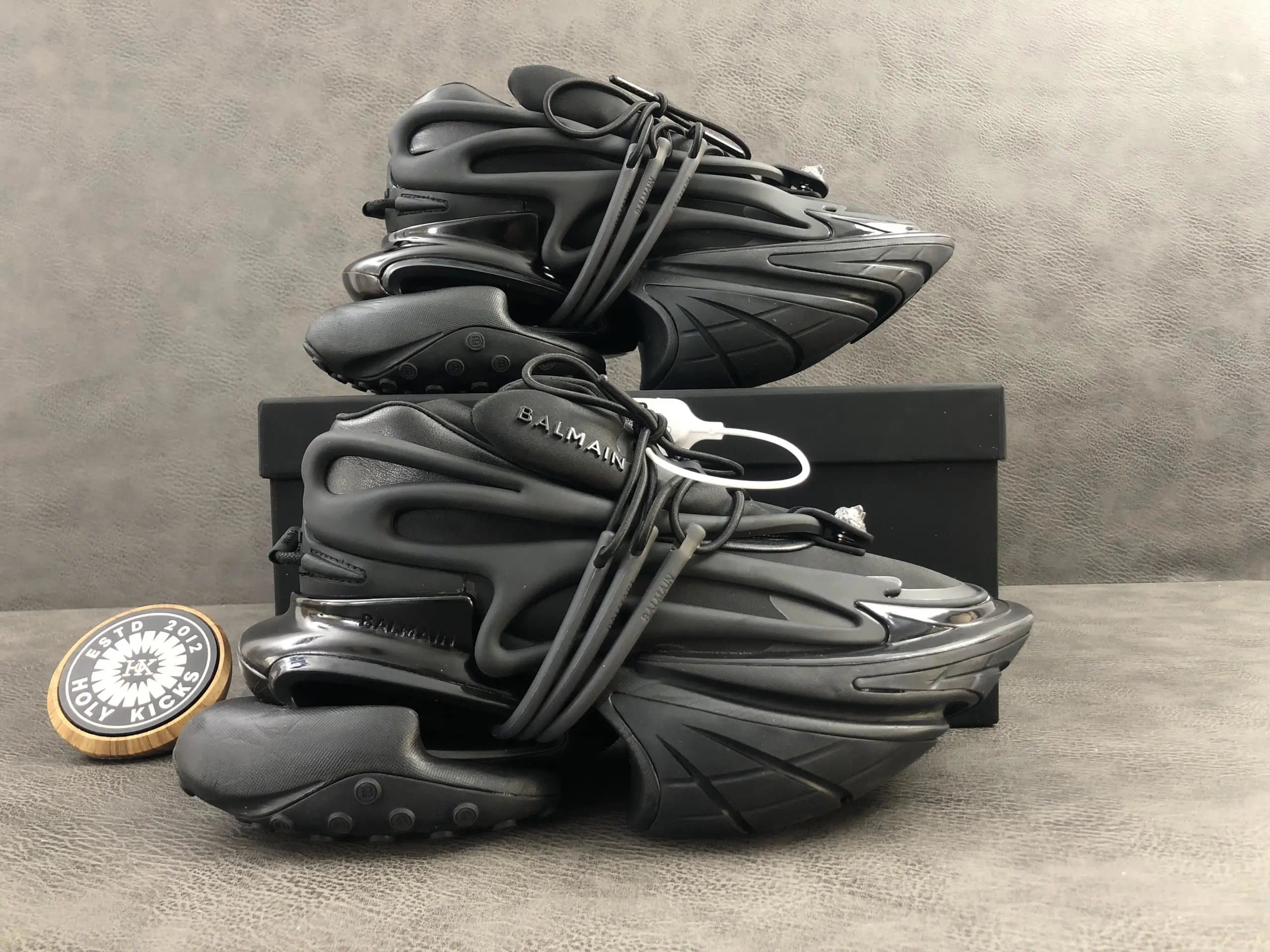 Balenciaga Triple S Silver Black — All Black