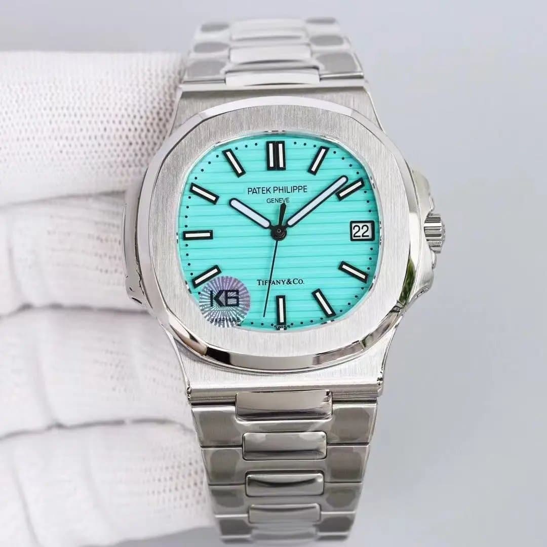 Patek Philippe × Tiffany & Co. Nautilus Tiffany Blue Dial