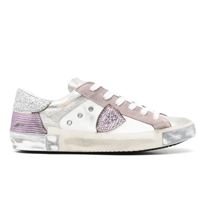 Philipp Plein Low Top Sneaker Glitter Patchwork