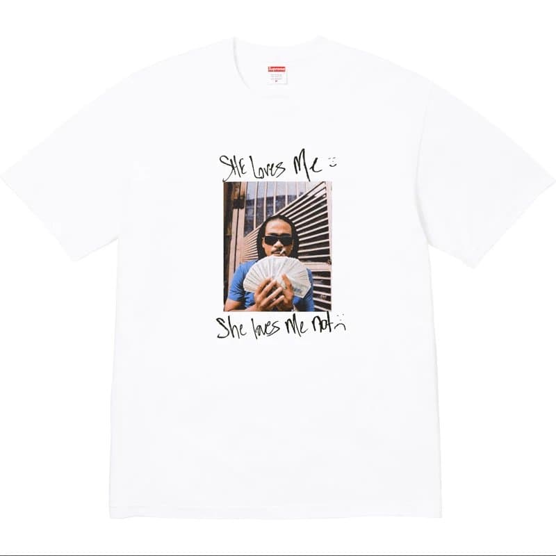 Supreme T-Shirt Sheep in Box Print — B400 嘻哈歌手 白色