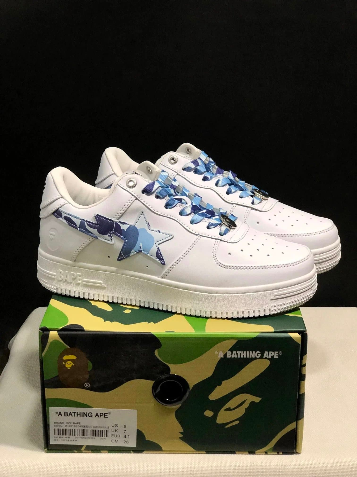 Bape Sta Multicolor — 白蓝