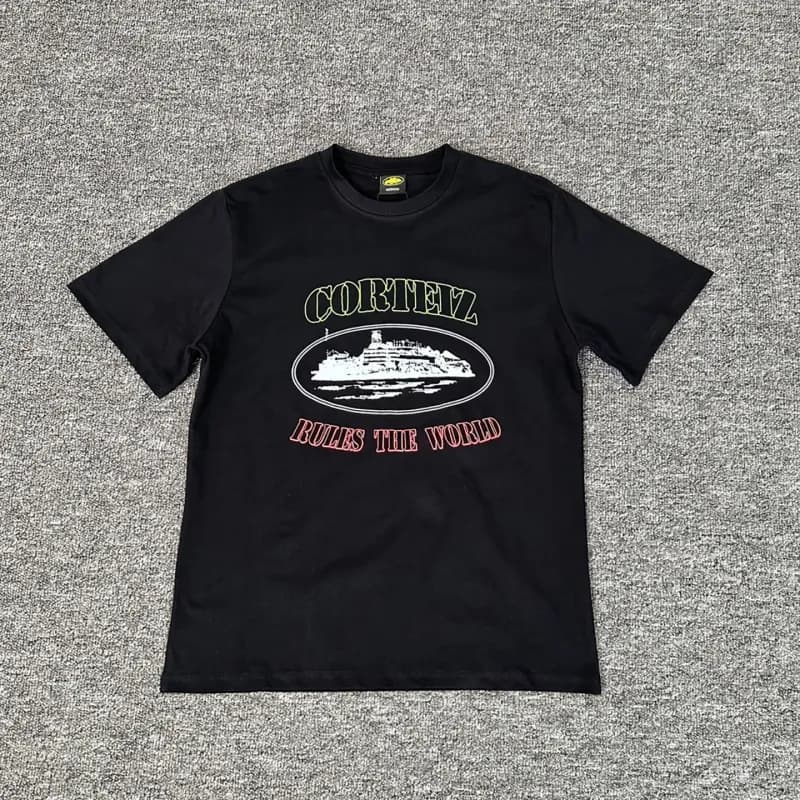 Graphic Tee Corteiz Rules The World