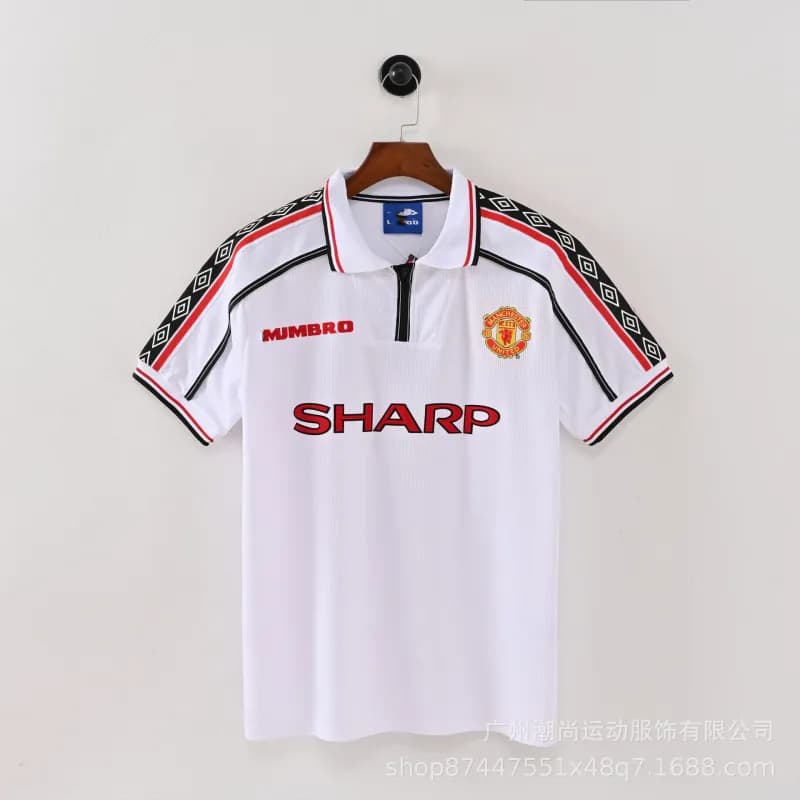 Adidas Manchester United Home Shirt 1992-94 Sharp Sponsor