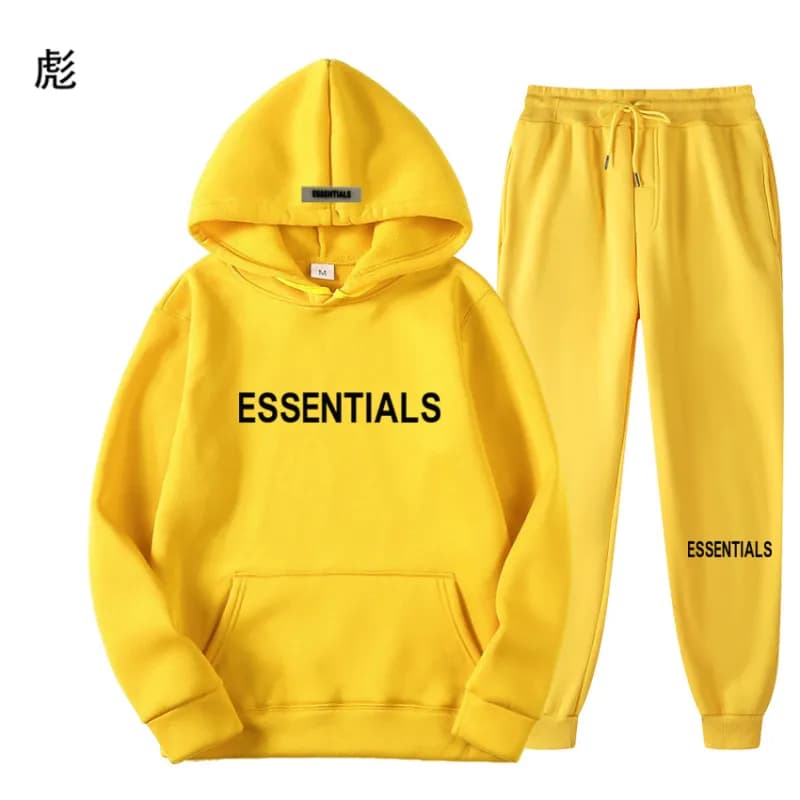 Fear of God Essentials Hoodie and Joggers Set Essentials Logo — 27