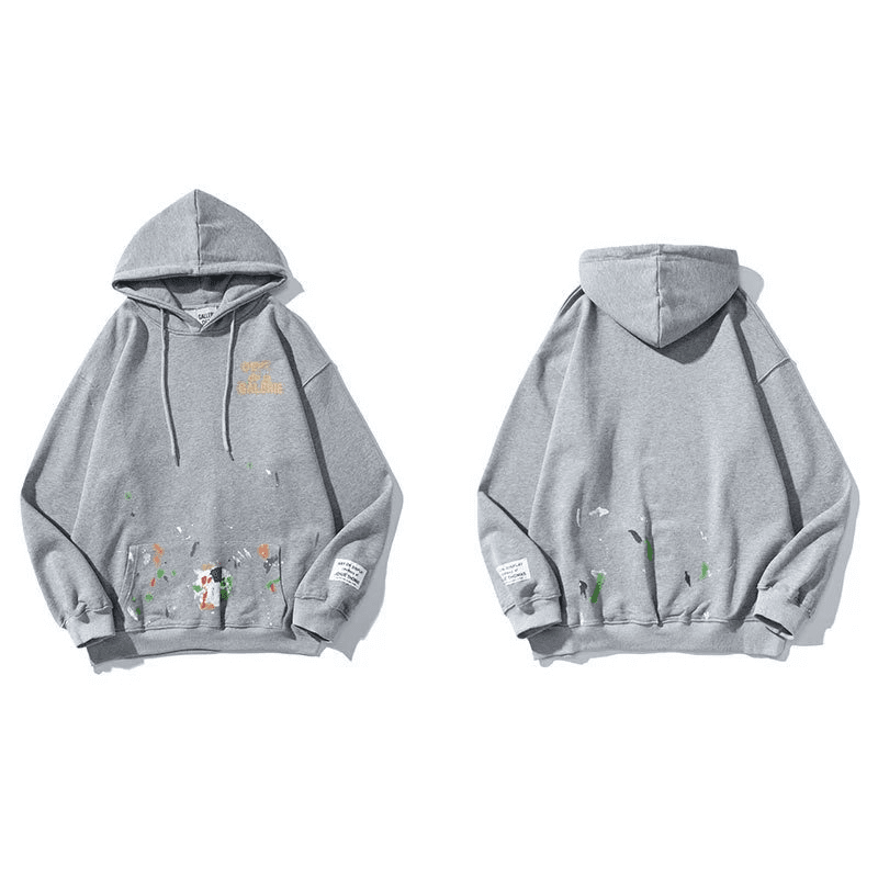 Paint Splatter Shorts Gallery Dept. Logo — hoodie 9