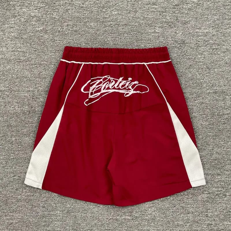 Converse Basketball Shorts Star Logo Panel — 3246 red