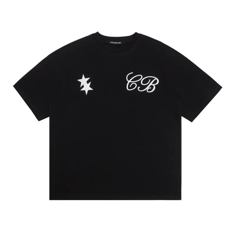 Logo Tee Cole Buxton Script — CB608黑色短袖