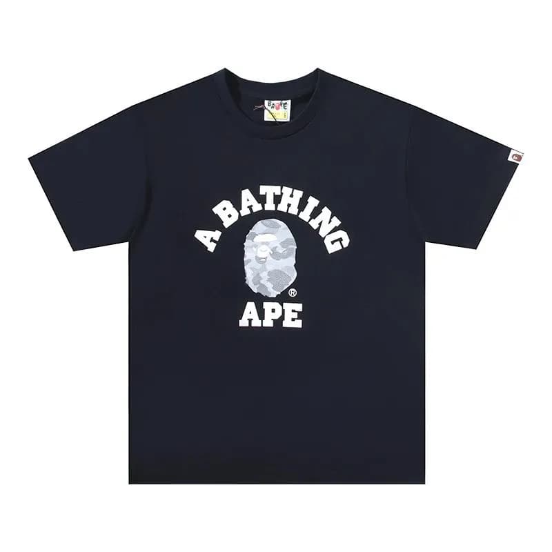 BAPE A Bathing Ape T-Shirt Camouflage Ape Head Arch Logo