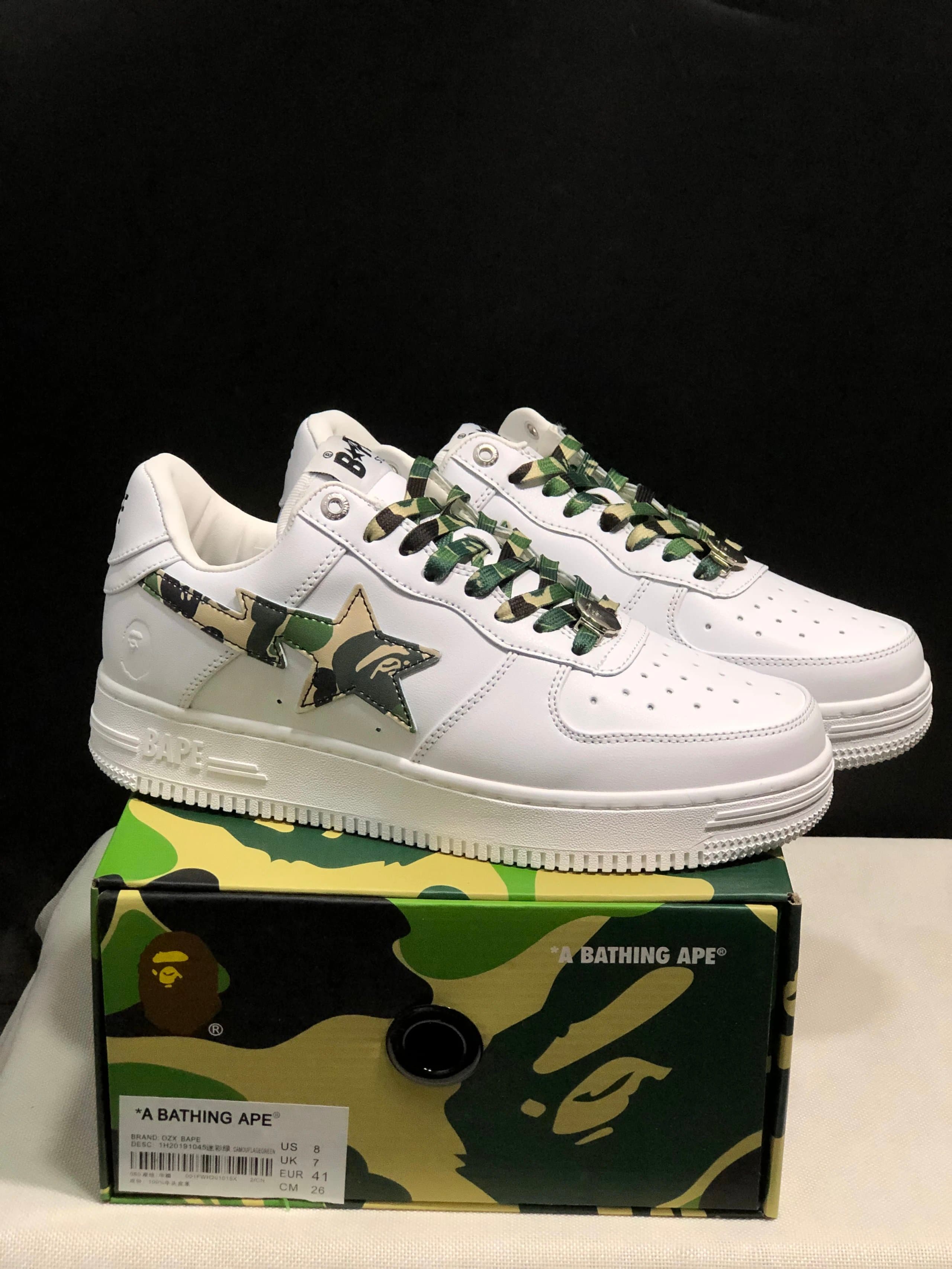 BAPE Air Force 1 Low Camo Star