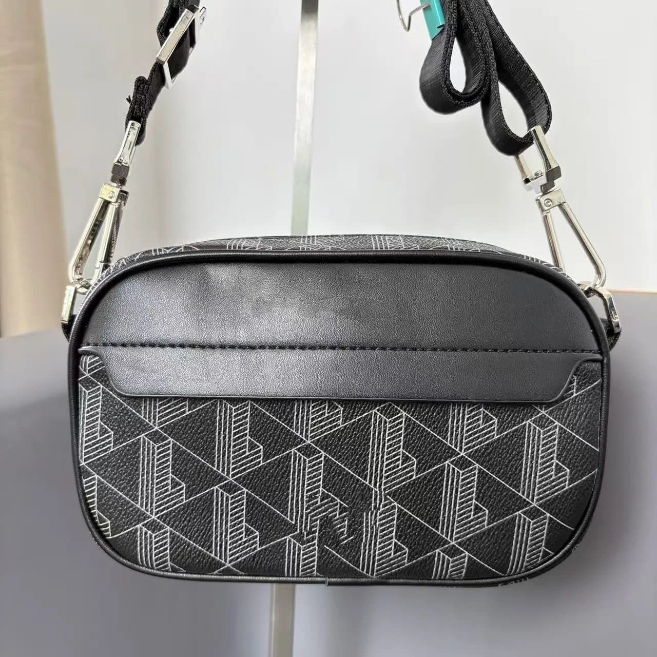 Dior B22 Saddle Bag Geometric Print