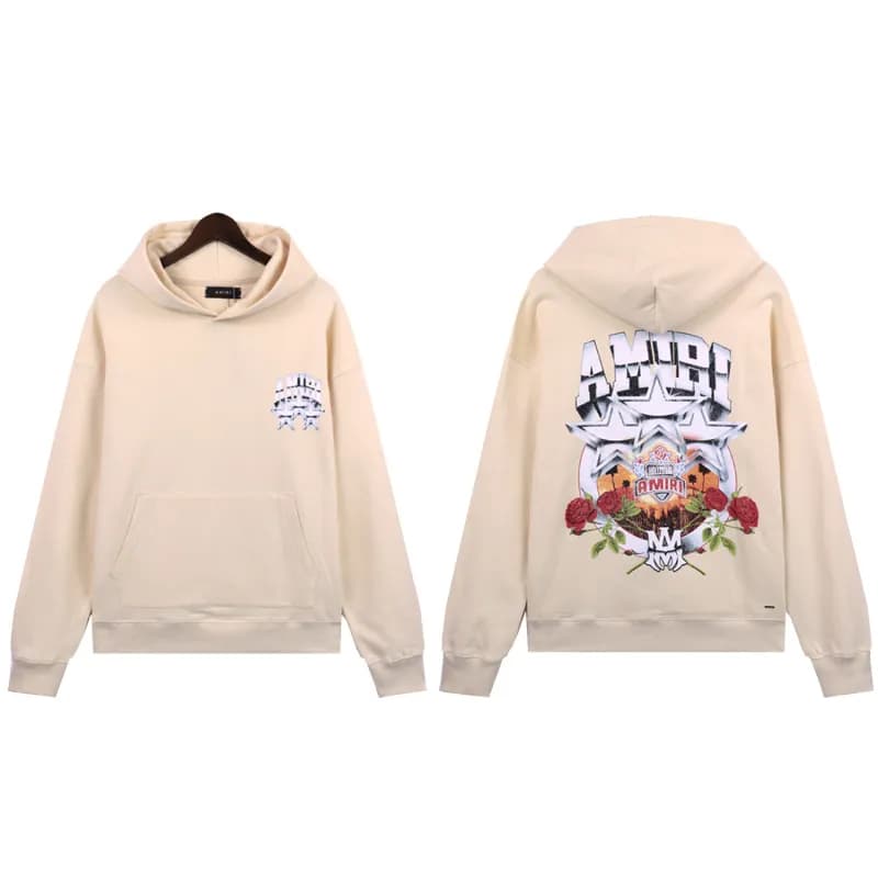 Amiri Cardigan Contrast Sleeve — 5887-杏色