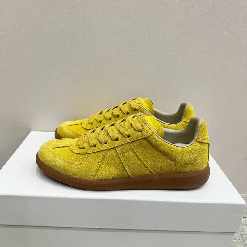 Maison Margiela Future Sneaker Suede Yellow