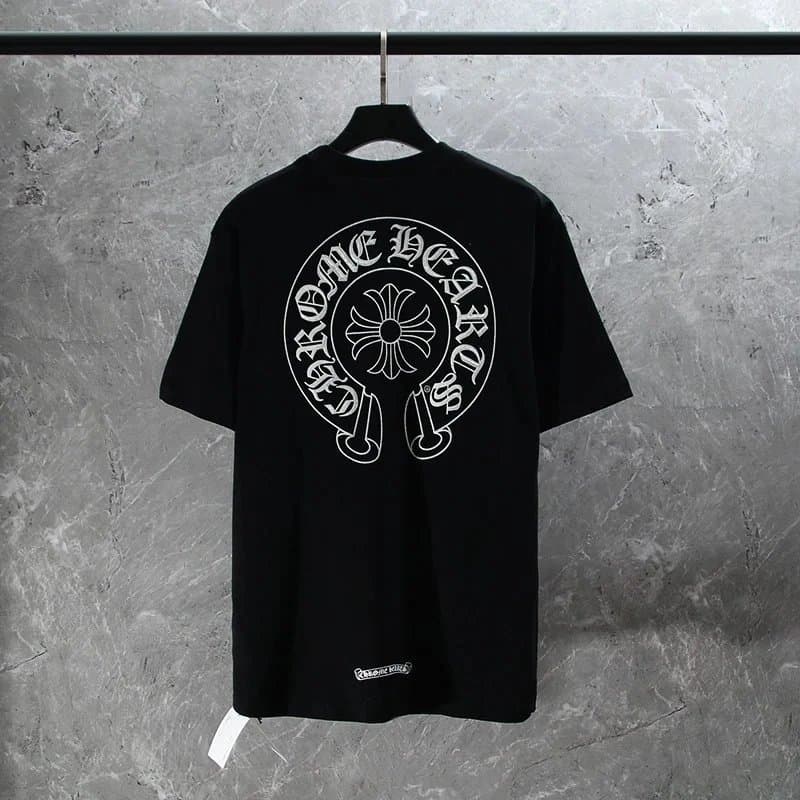Chrome Hearts Graphic Tee Cross Logo Print