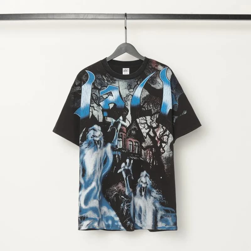 Vale Forever Graphic Tee Haunted House Print