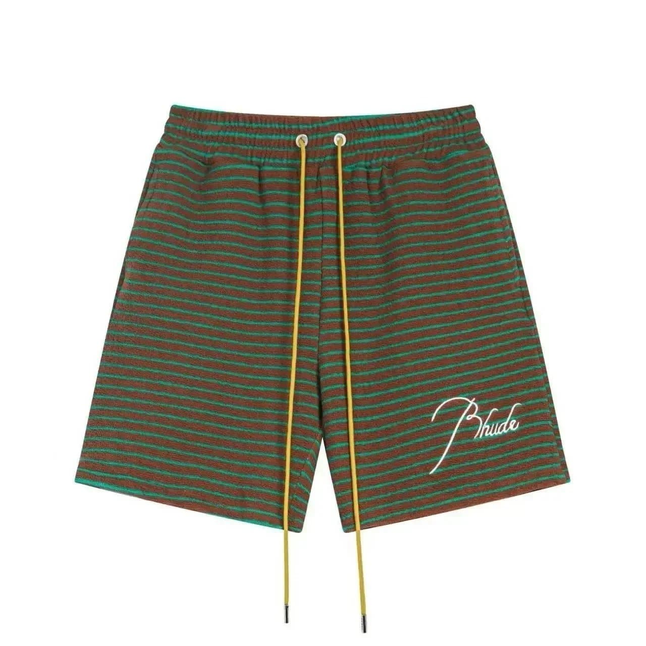 Off-White Logo-Print Shorts Iridescent Logo — 26