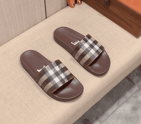 Burberry Check Slide Sandal Vintage Check