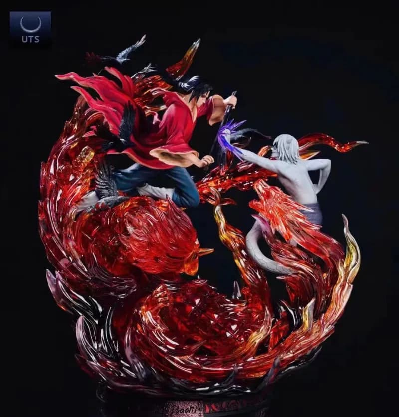 Naruto Uzumaki vs Sasuke Uchiha Chakra Clash Statue