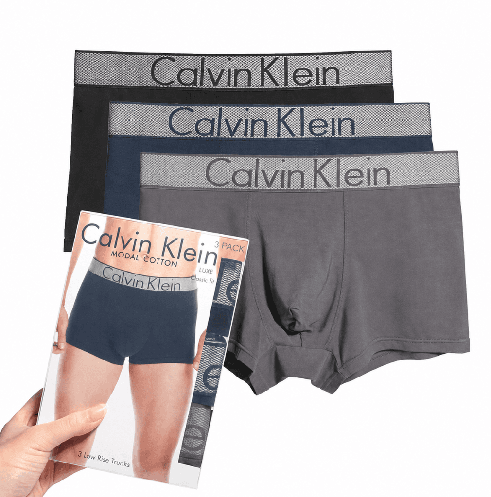 Calvin Klein Low Rise Trunks 3-Pack Modal Cotton