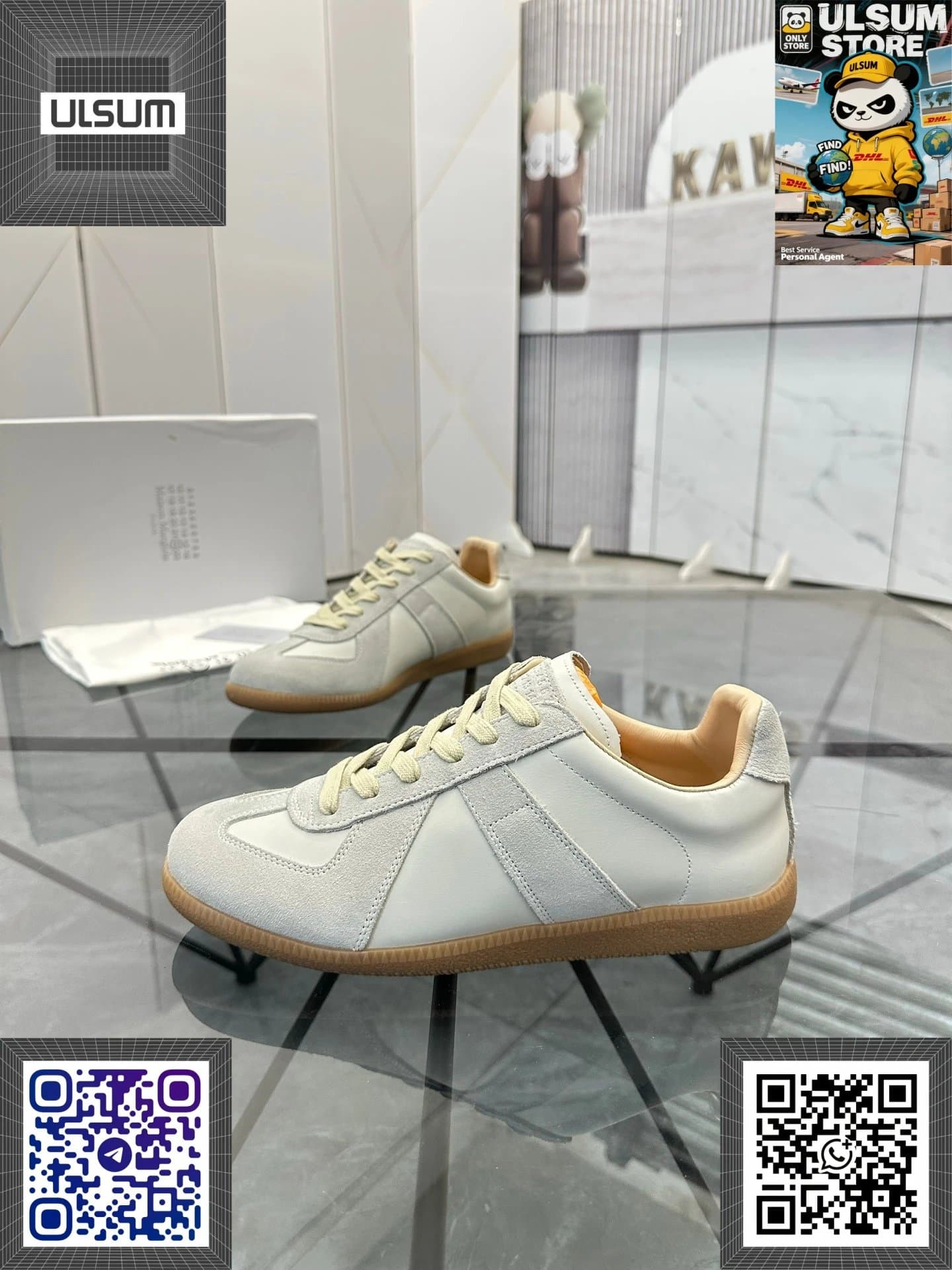 Maison Margiela Future Sneaker White Beige