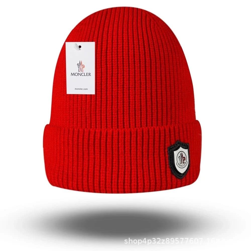 Moncler Ribbed Beanie Shield Patch