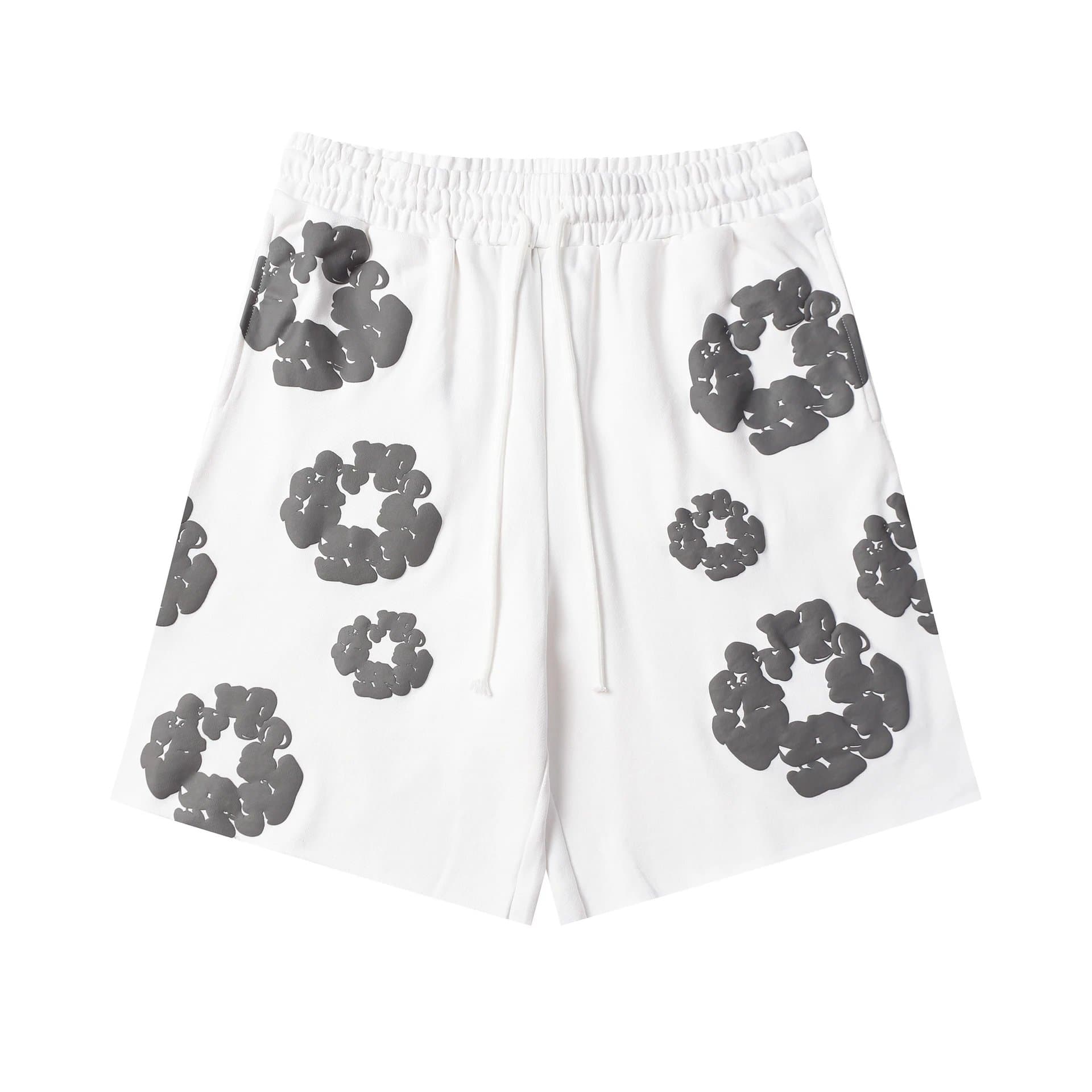 Off-White Shorts Set Cloud Print — TZ01白黑短裤