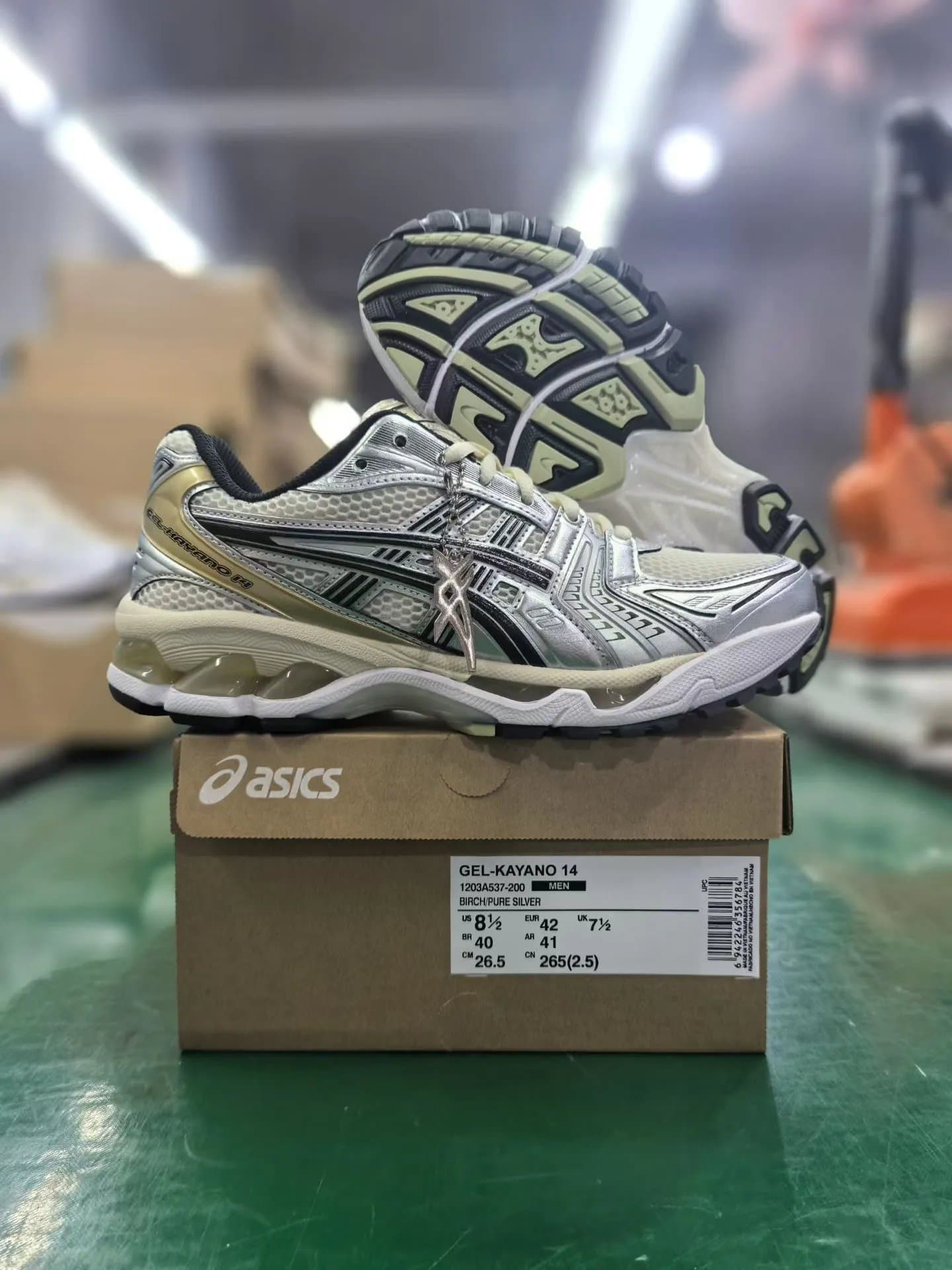 Asics GEL-KAYANO 14 Birch/Pure Silver