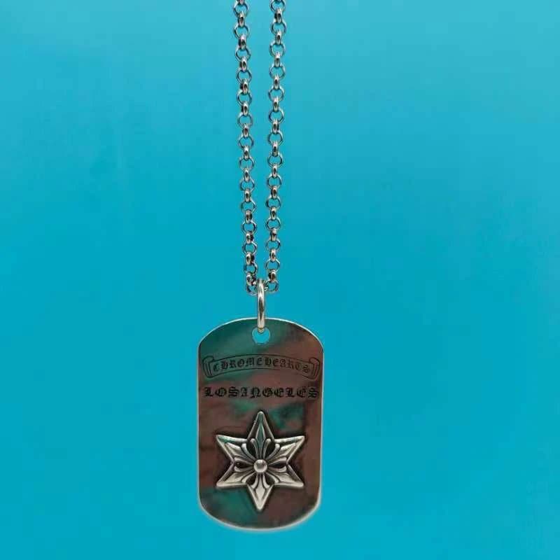 Chrome Hearts Cross Pendant Classic Scrollwork — 吊坠+项链款式3