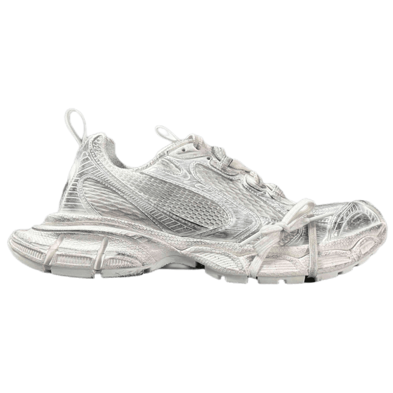 Balenciaga Speed Trainer Silver Metallic — 34