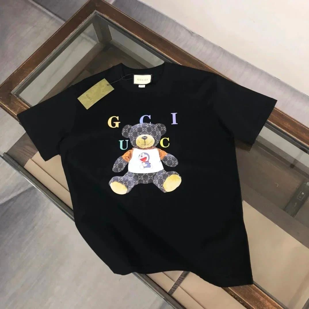Gucci T-Shirt Doraemon Bear Print