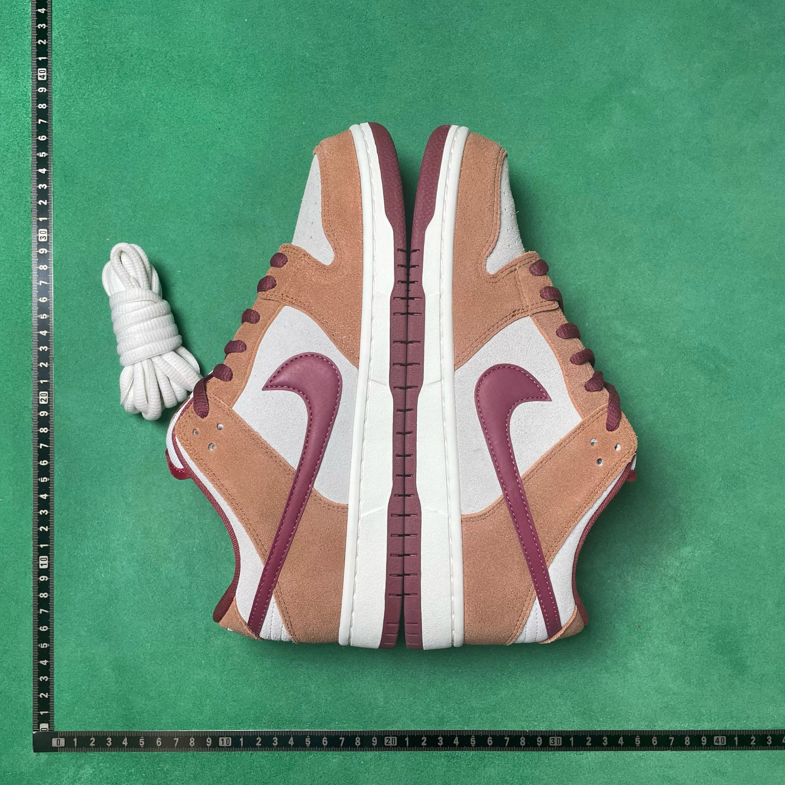 Nike Dunk Low Black Light Bone — 2号棕红BQ6817 202