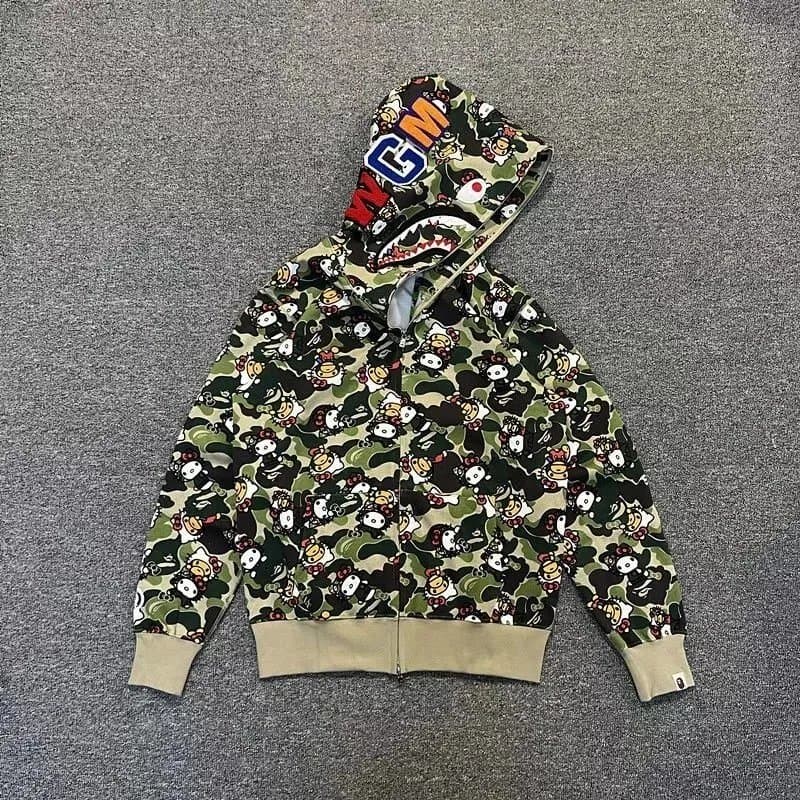 BAPE Shark Hoodie Camo — 5