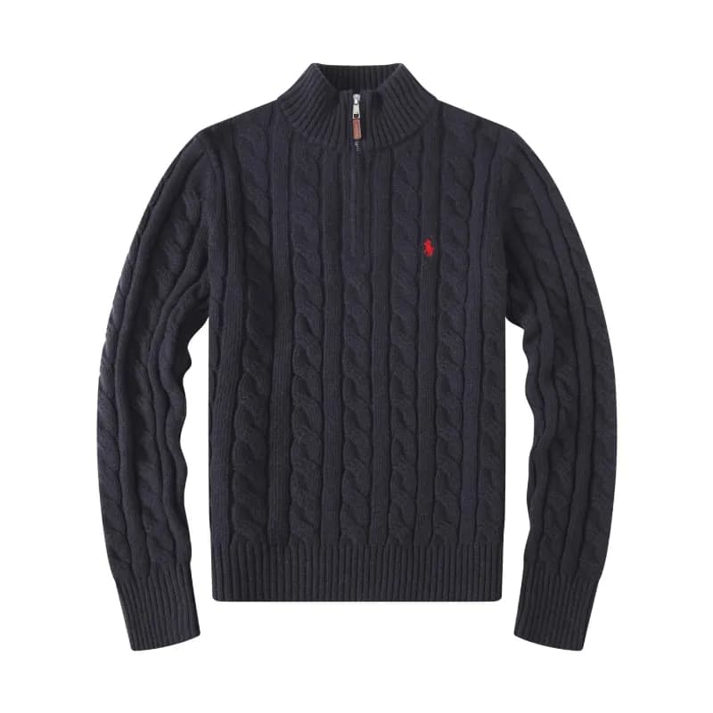 Polo Ralph Lauren Cable Knit V-Neck Sweater Classic Cable — 0513003YB