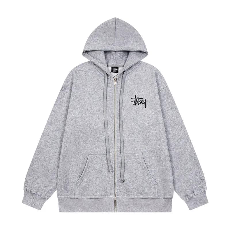 Stüssy Hooded Sweatshirt Tie-Dye — 627 gray
