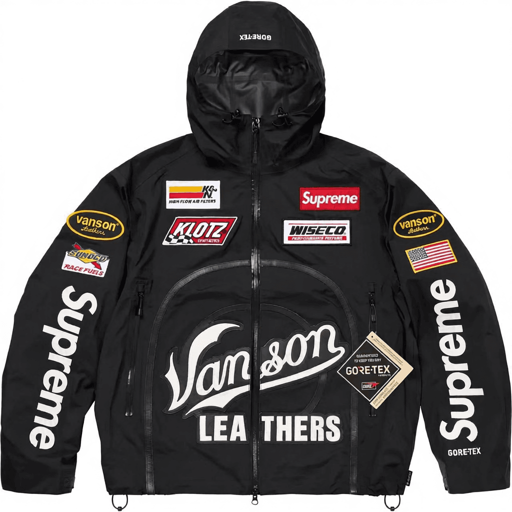 Supreme GORE-TEX Jacket Vanson Leather Racing