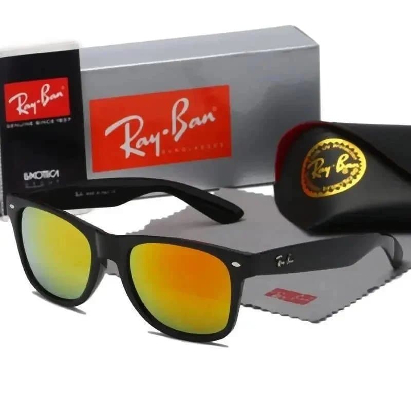 Ray-Ban Clubmaster Tortoiseshell — 二140 亮黑红膜+配送盒