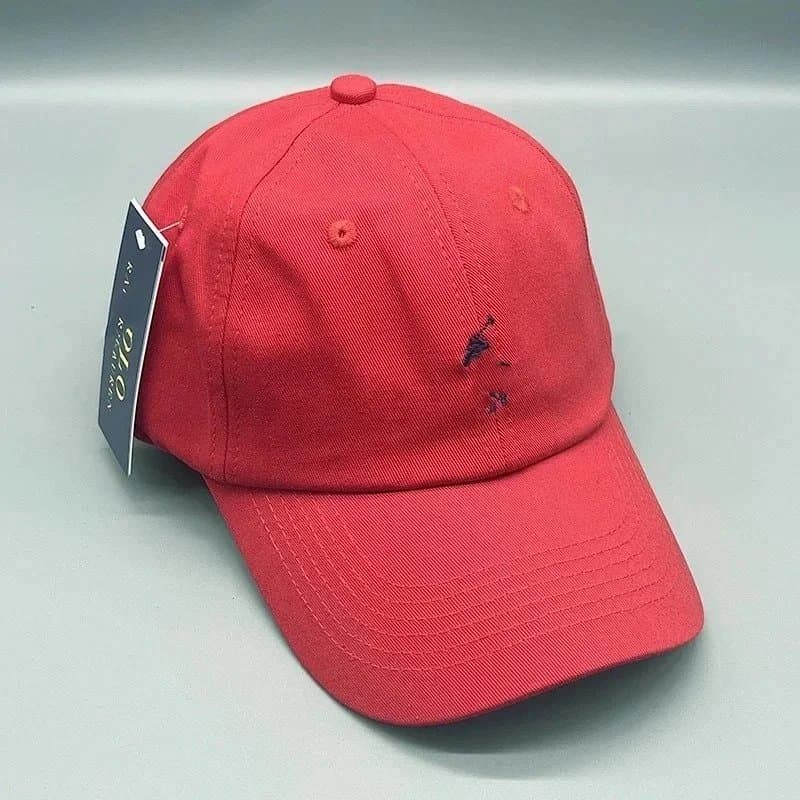 Polo Ralph Lauren Baseball Cap Red Pony Logo — 大红色POLO