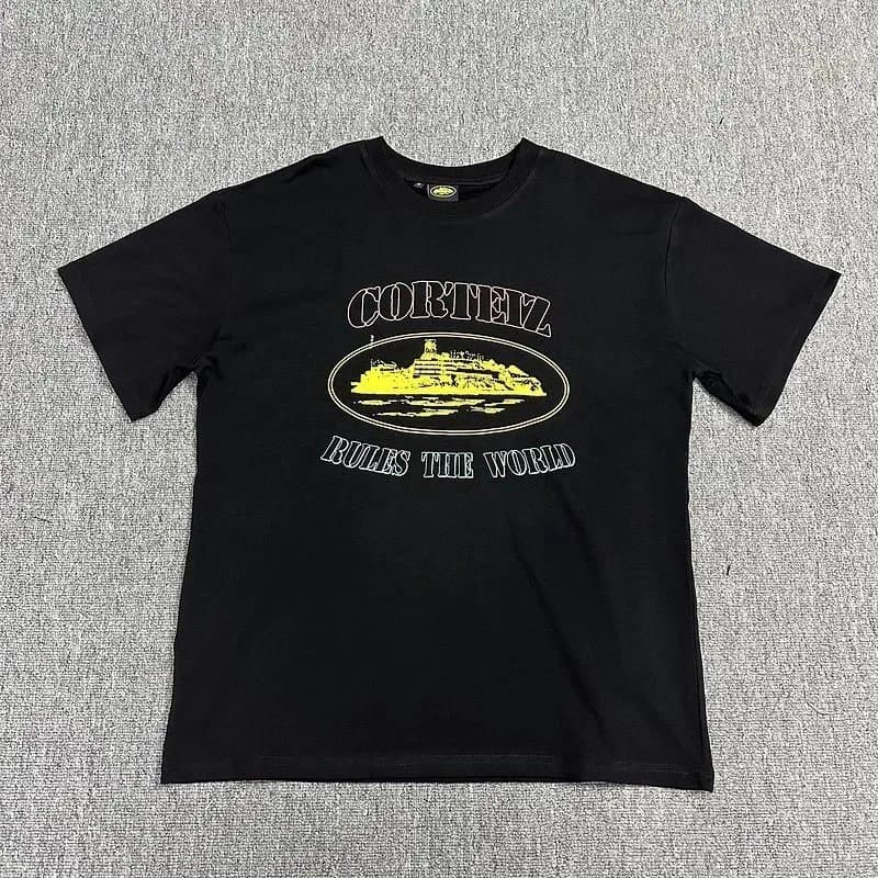 Corteiz Logo Tee White Script — 37