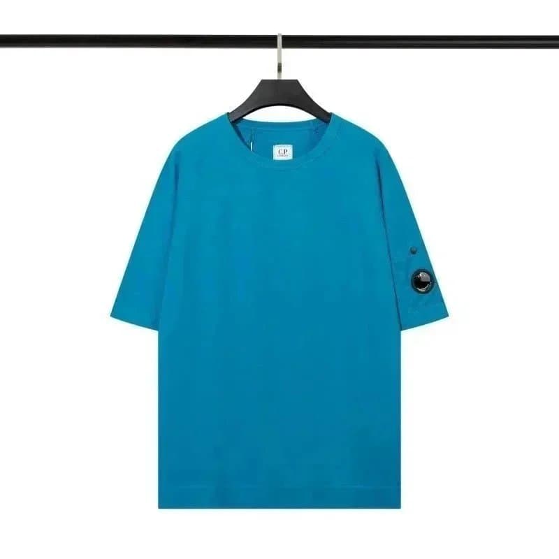 C.P. Company Zip-Up Hoodie Goggle Patch — 283# 翠蓝