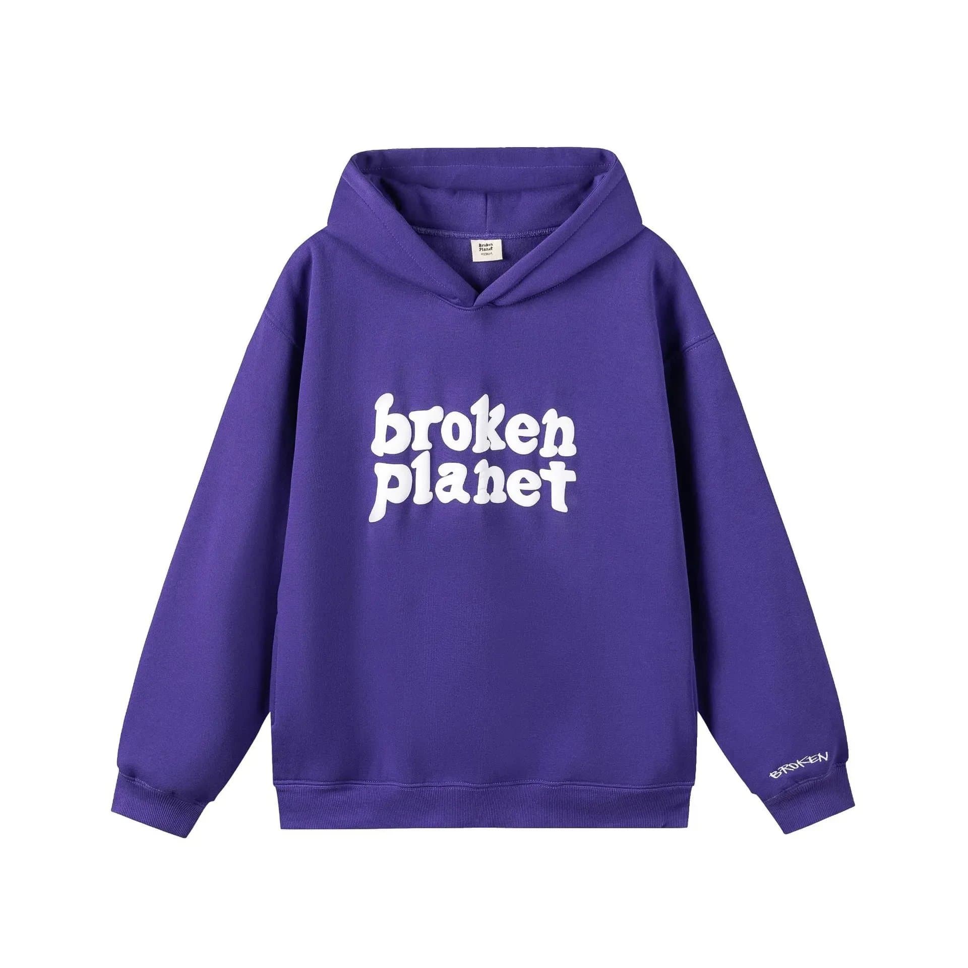 Broken Planet Logo Sweatpants Red with White Logo — Brok-937上衣