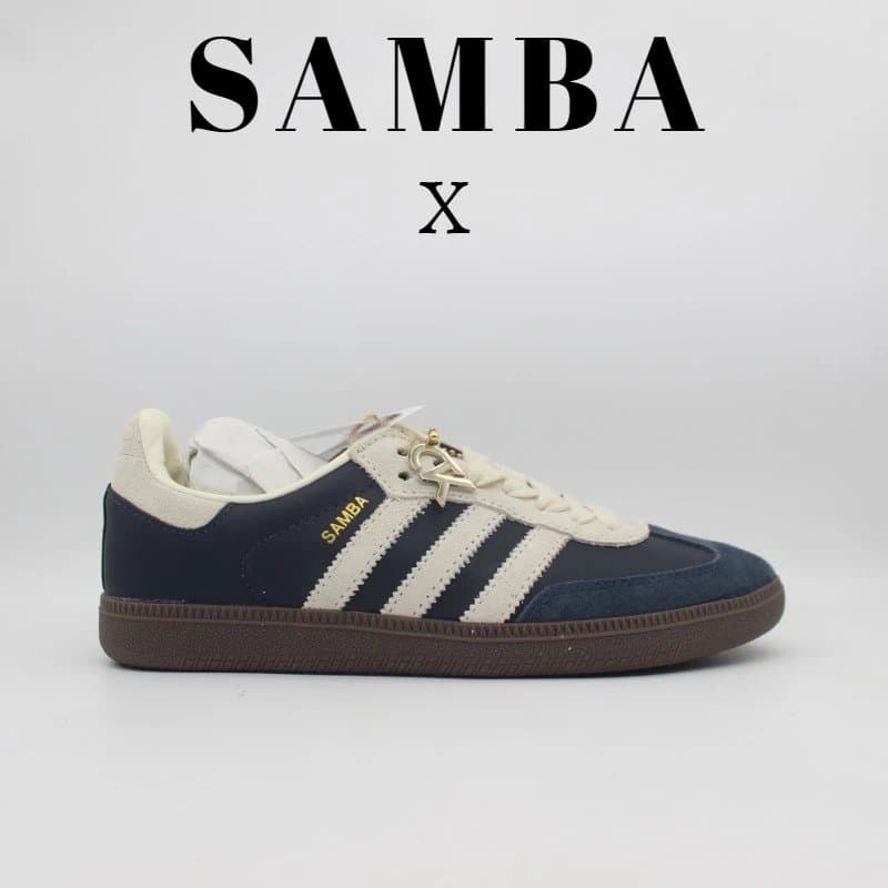 Adidas Samba Grey Suede — JI3217 深蓝白