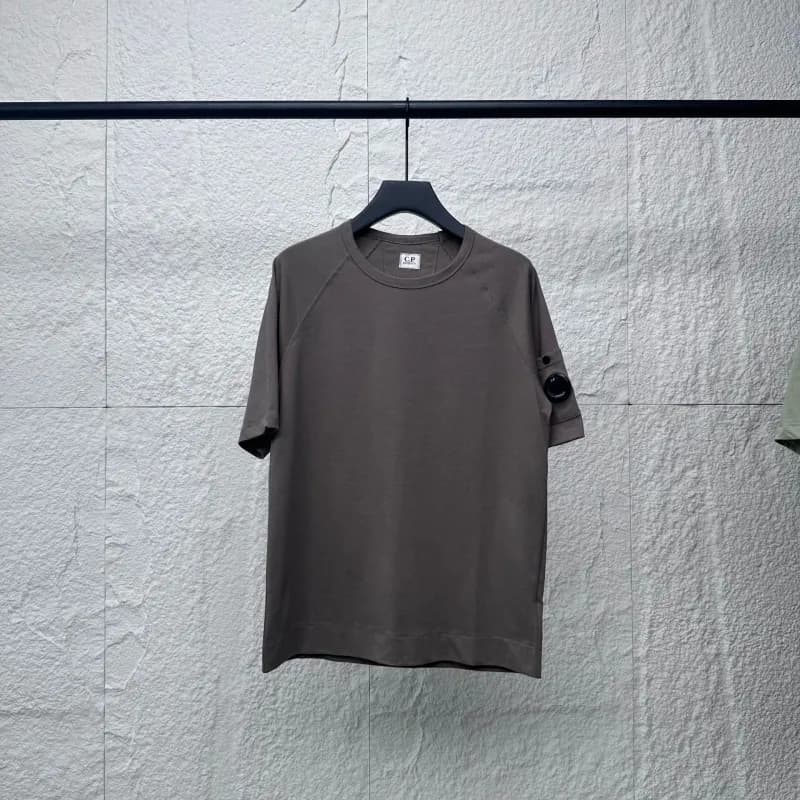 C.P. Company C.P. Program 4 Tee Box Logo — 9001 taupe